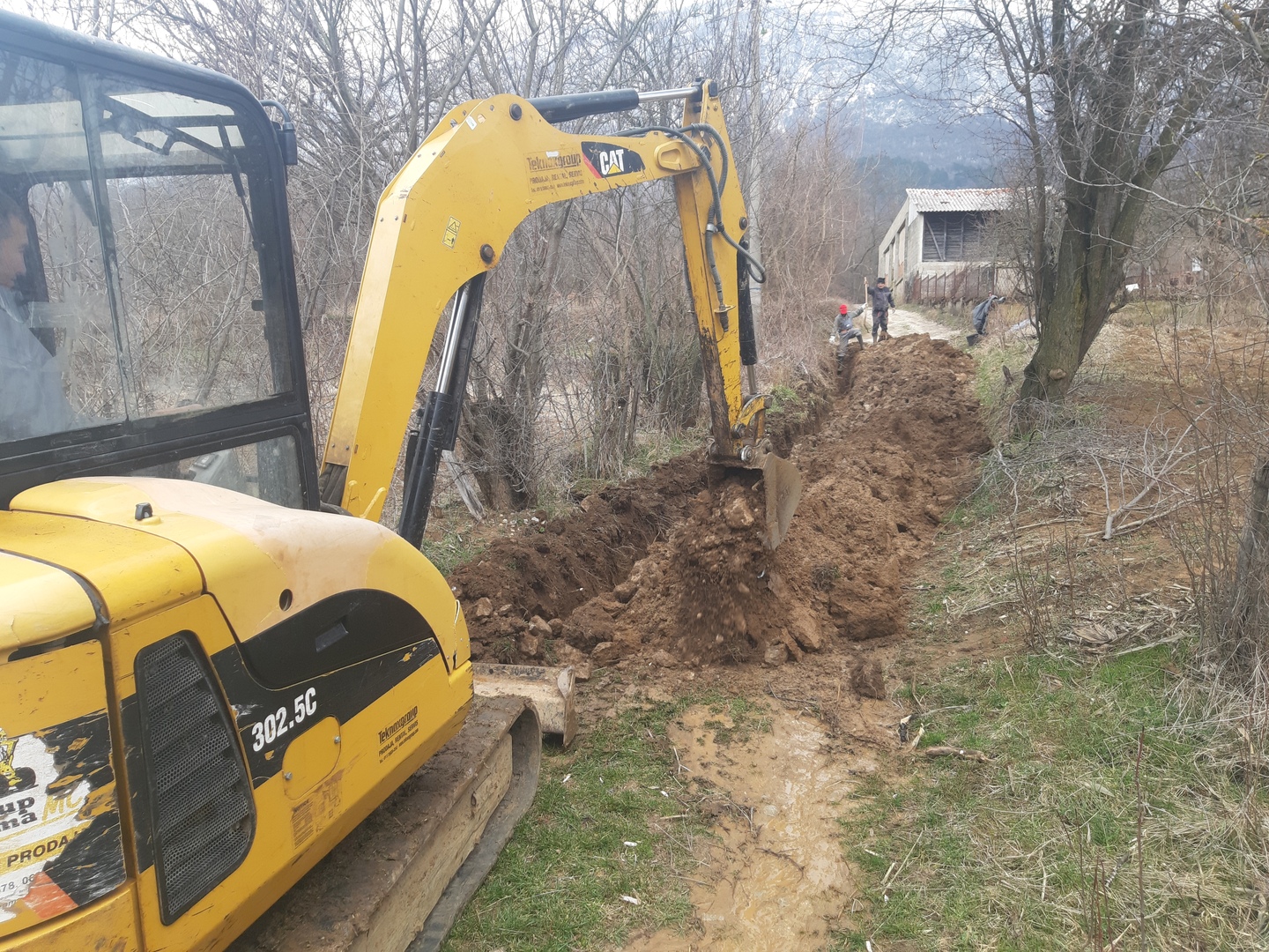 Радови на водоводној мрежи у Великом Вртопу